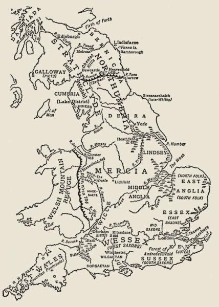 Map of Anglia